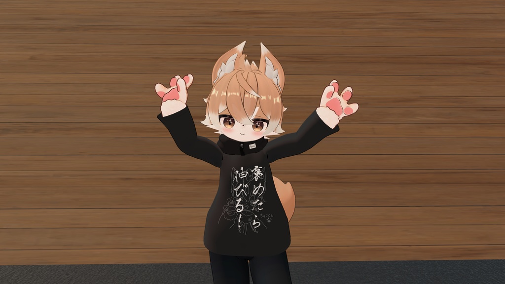 【チャコ対応】3D衣装モデル《推し文字Tシャツ》