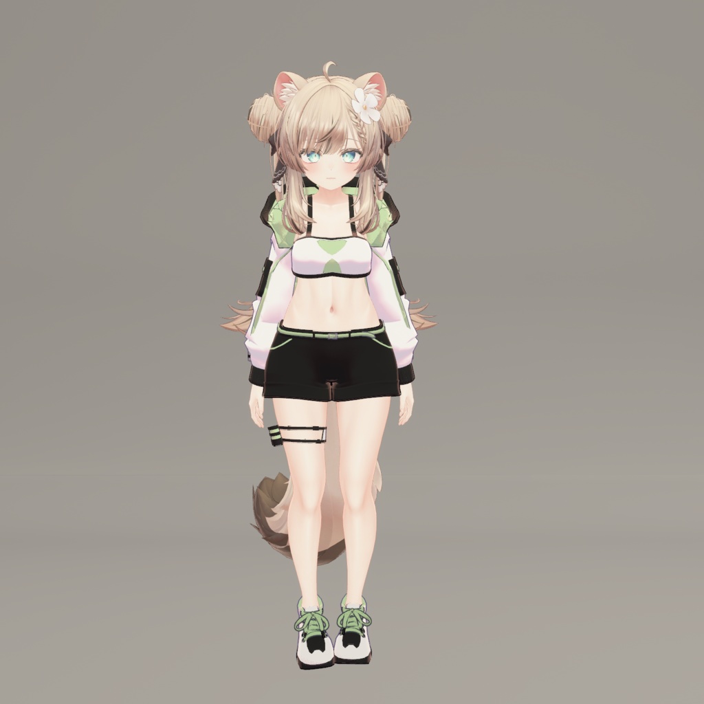 【複数アバター対応】3D衣装モデル《S・Teck》