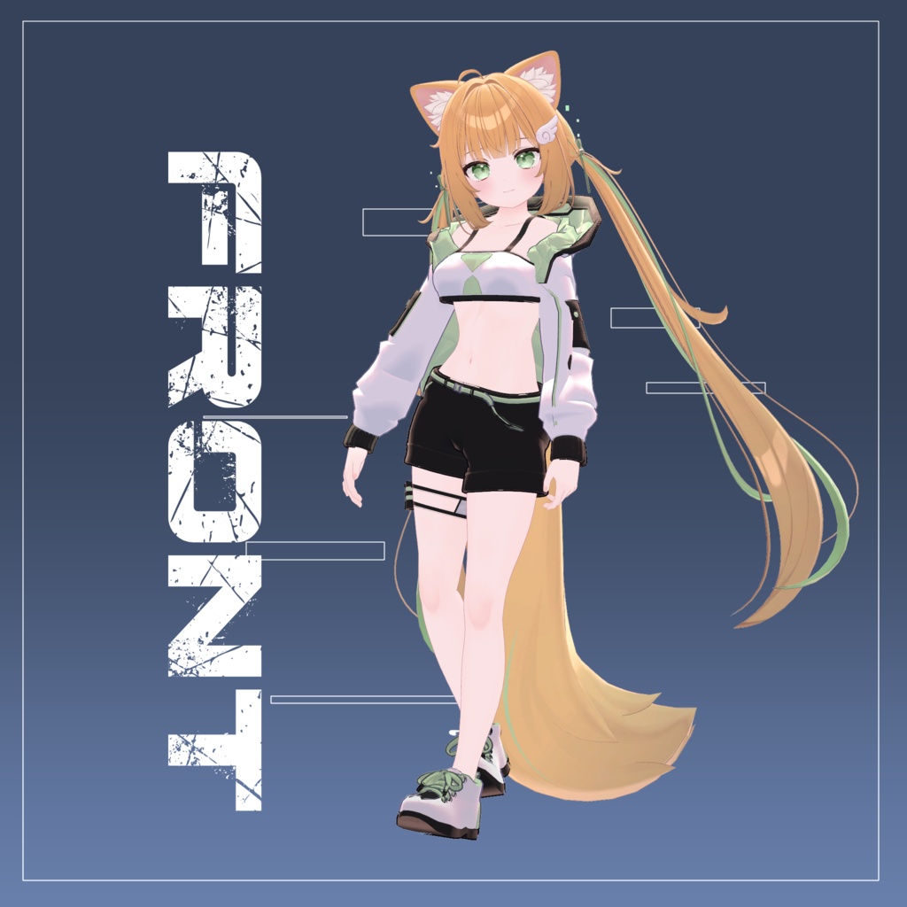 【複数アバター対応】3D衣装モデル《S・Teck》