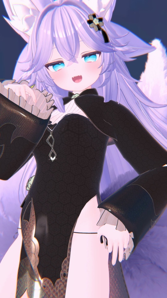 【複数アバター対応】3D衣装モデル《S・Chinese dress(チャイナ服)》