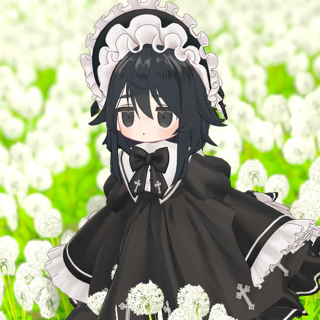 アカデミックウルフヘアー【複数アバターに使用可能】キプフェル設定済み