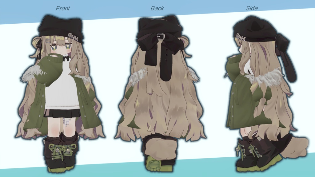 フォレストスノウ《コート/セーターセット》【まめふれんず用&ネメシス衣装】MA対応!
