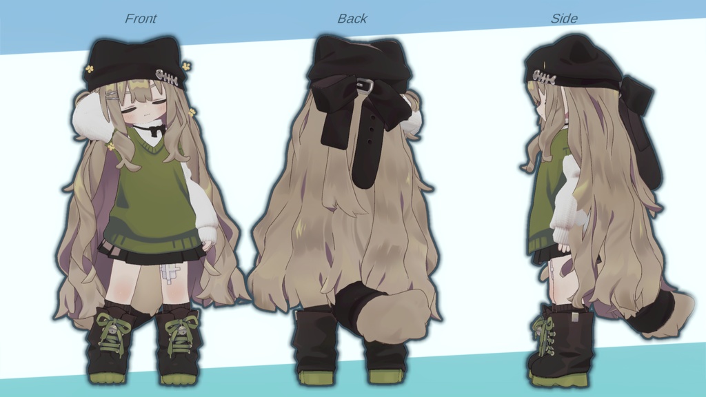 フォレストスノウ《コート/セーターセット》【まめふれんず用&ネメシス衣装】MA対応!