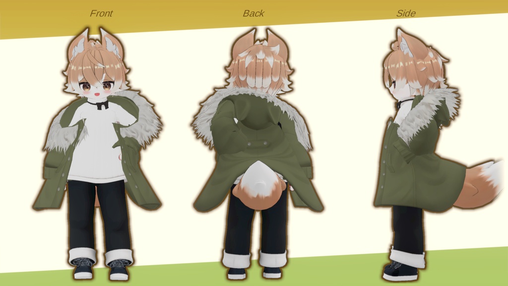 フォレストスノウ《コート/セーターセット》【まめふれんず用&ネメシス衣装】MA対応!