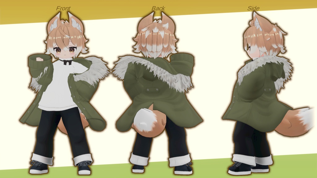 フォレストスノウ《コート/セーターセット》【まめふれんず用&ネメシス衣装】MA対応!