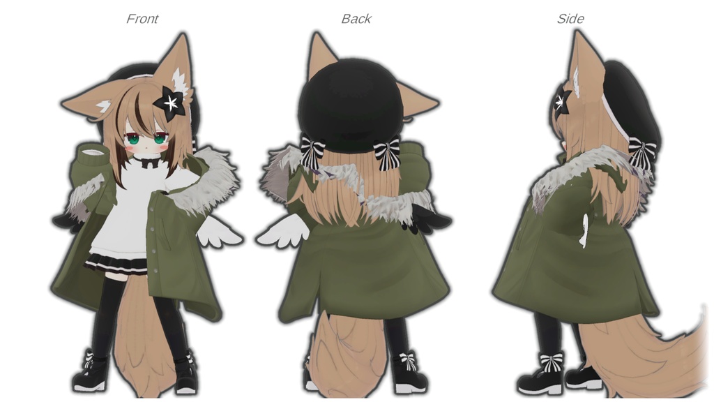 フォレストスノウ《コート/セーターセット》【まめふれんず用&ネメシス衣装】MA対応!