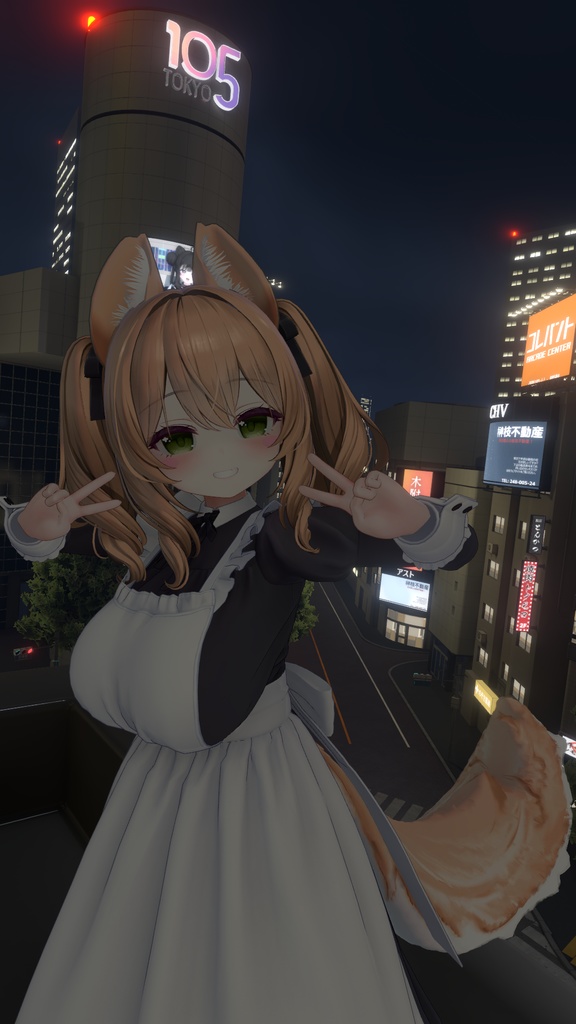 ふわもふわんこセット《MA対応》【尻尾と耳が動く!】