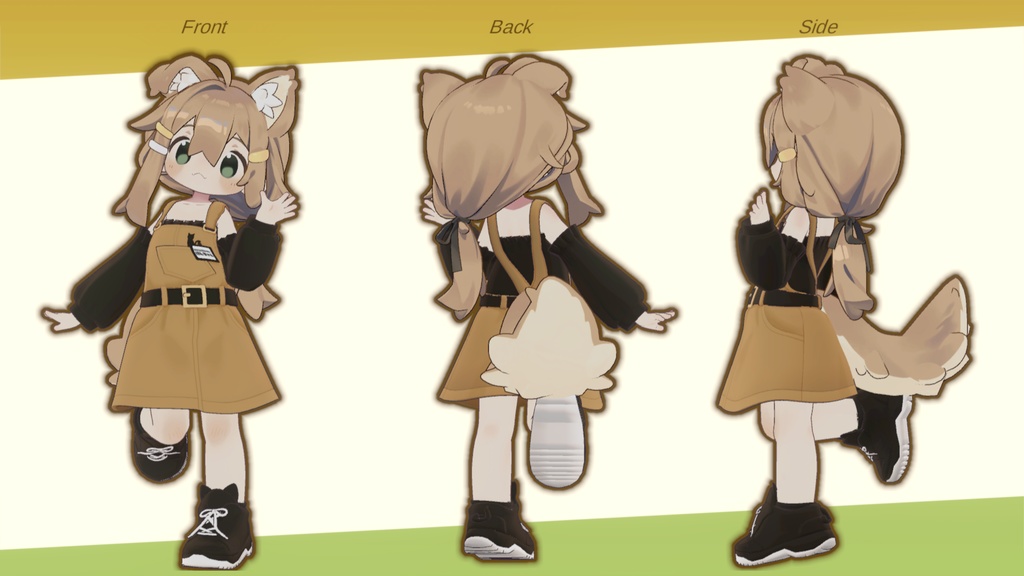 みゃおぺっと(猫+サロペット)【まめふれんず対応衣装】