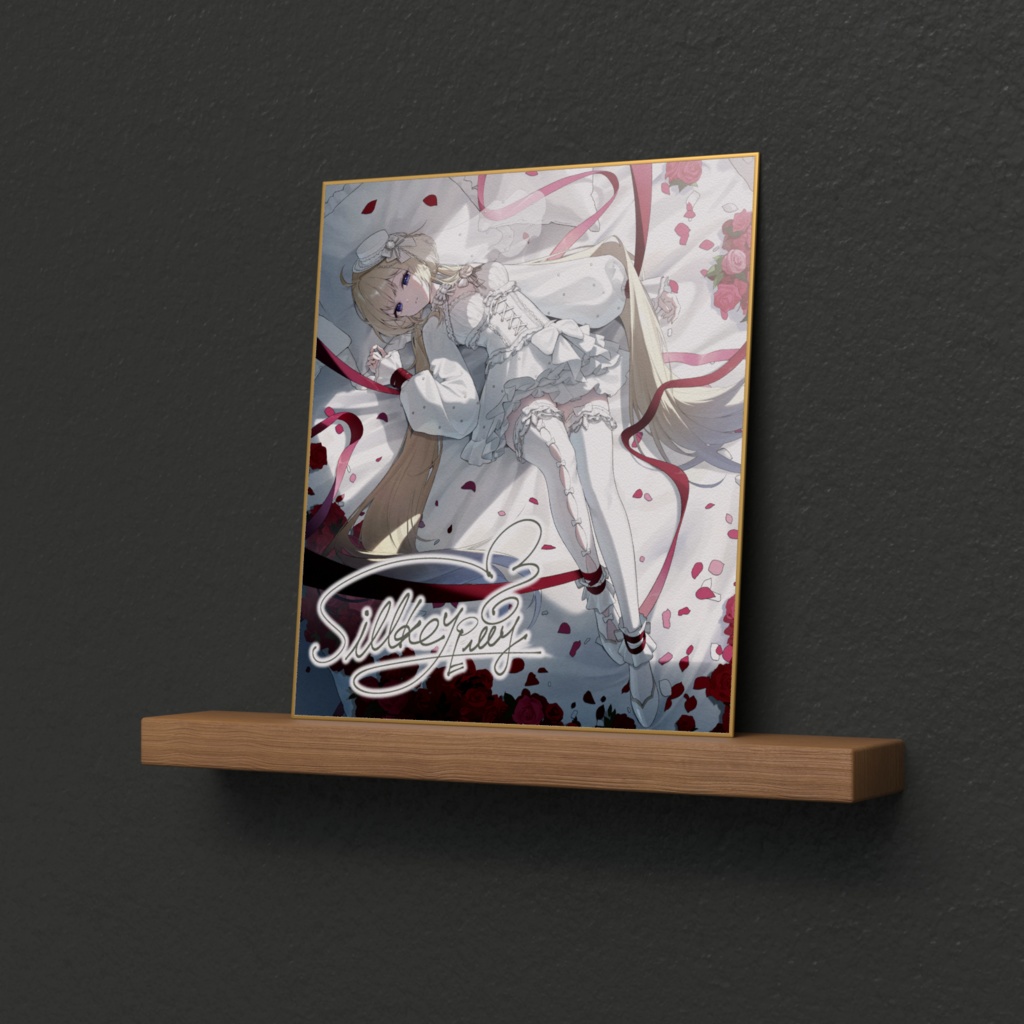 ♦ 歌ってみた動画 公開記念グッズ ♦ 複製サイン入り色紙