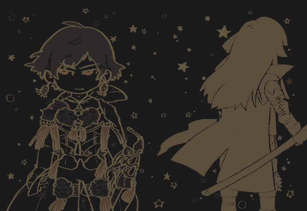 ポストカード『獅子星の皇帝』