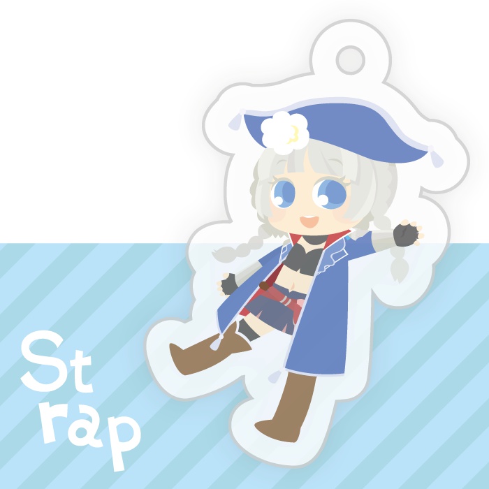 アクリルストラップ（S）