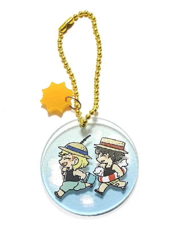 主セツの夏休みアクリルキーホルダー