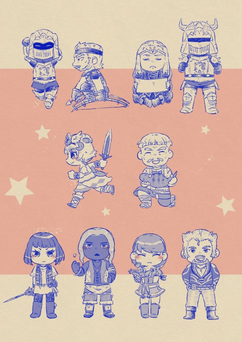 ポストカード『姫剣士シリーズ』