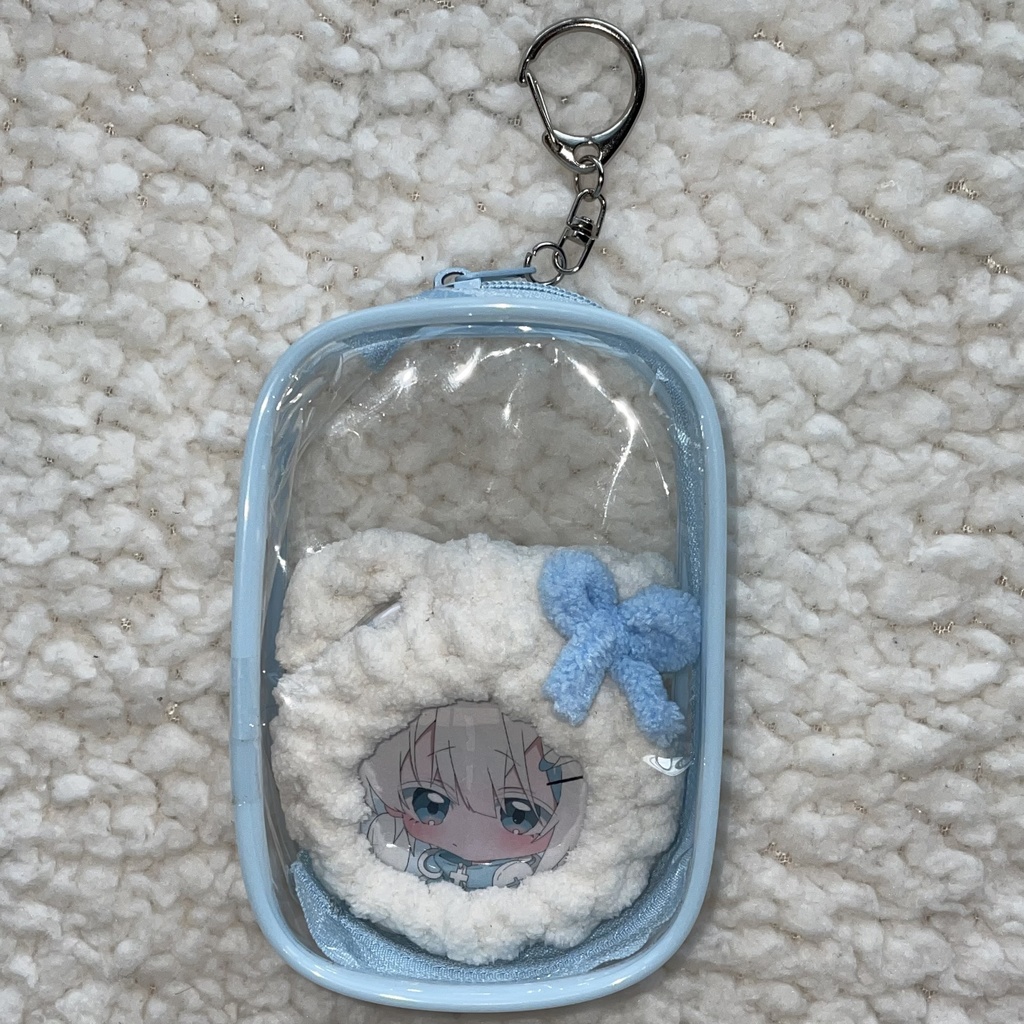 【手編みふわもこ缶バッジカバー】45〜57mm対応(※54mm推奨)ピンク色追加しました໒꒱