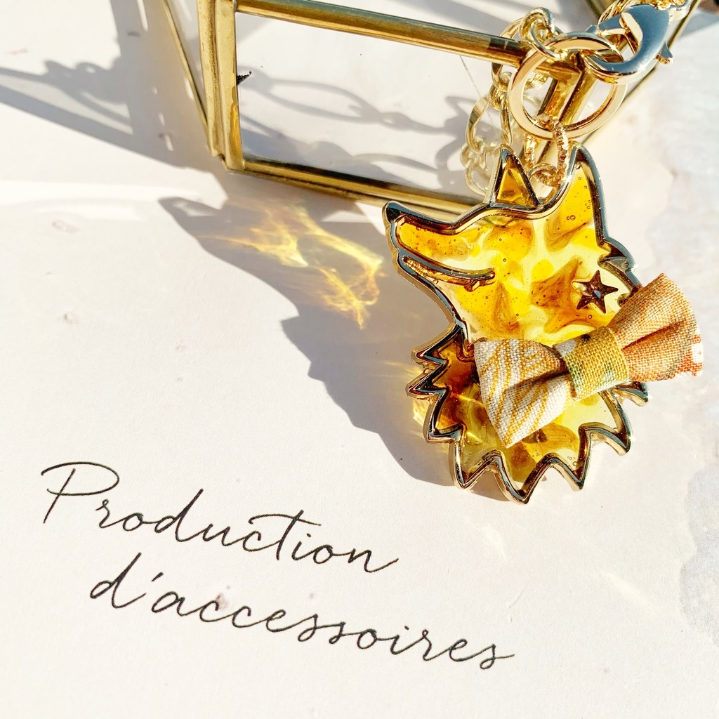 杉元イメージ　レジンバッグチャーム  「ホルケウカムイ」