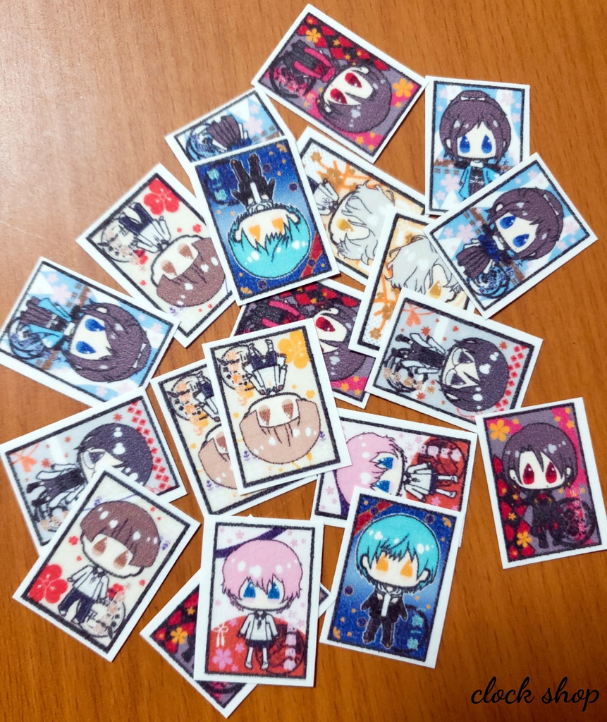 刀剣乱舞 しずくちゃんマスキングシール その2 Clockshop Booth