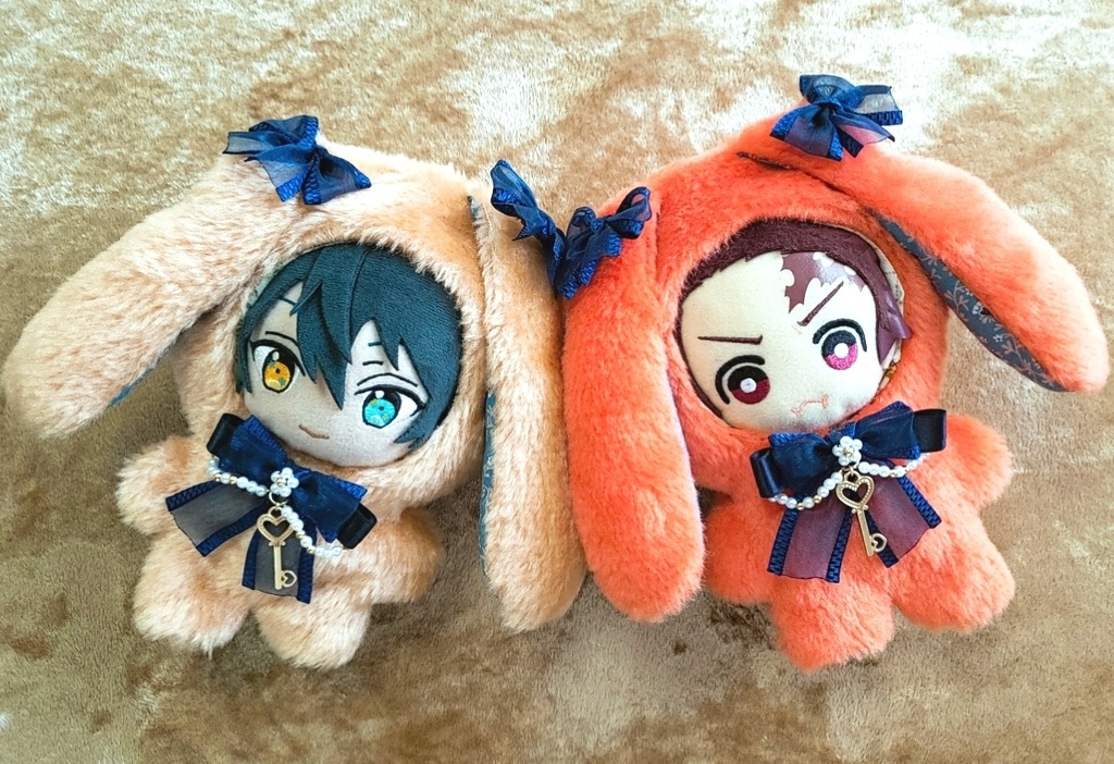 ぬい用着ぐるみ(クリーム&オレンジ)