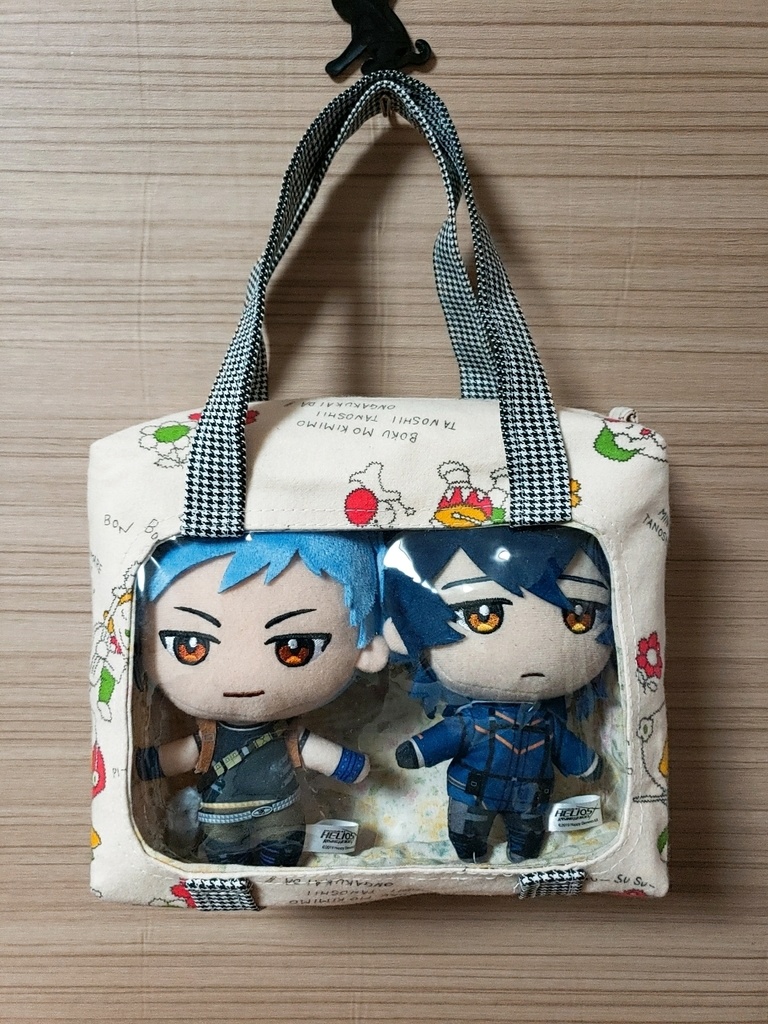 【ぬいといっしょ】ファスナー付きミニトート(楽器隊)