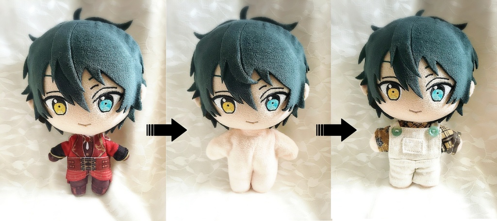 【ぬい用】肌色ボディスーツ【16cmサイズ】