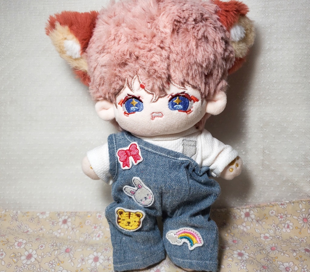 【20cmぬい】アシンメトリーサロペットセット