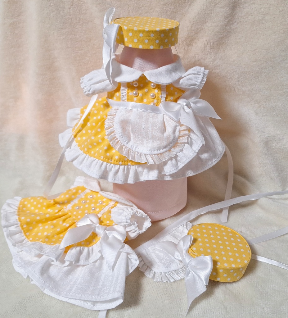 【無属性ぬい】アシンメトリースカートワンピ【棉花娃娃】