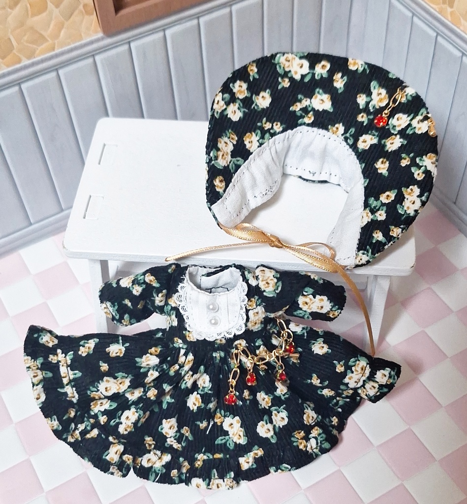 【1/12サイズ】お嬢様ワンピース