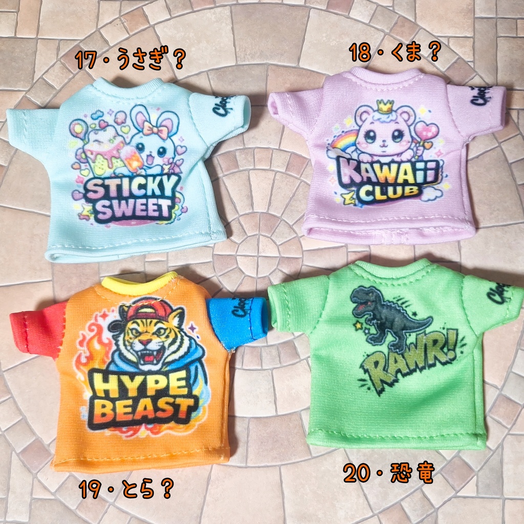 【シチリア・ボニバニ】1/8サイズTシャツ【アイドール東京】