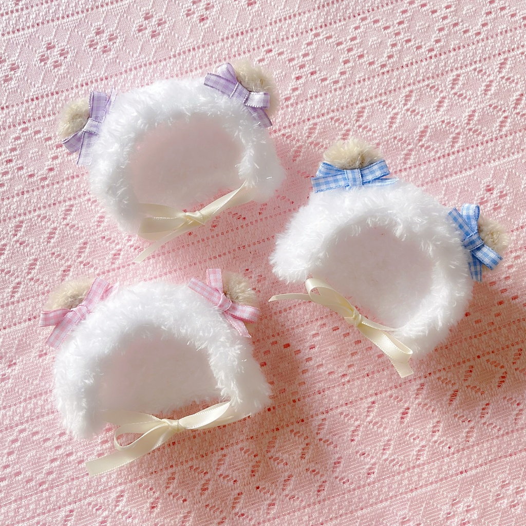 ♡ mocomoco くま cap（茶色お耳）