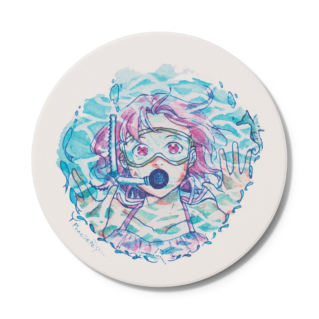 水中コースターイラストメイン版
