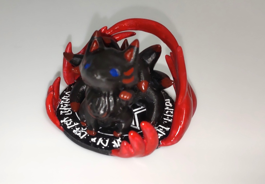 九尾と魔法陣