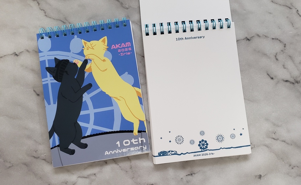 6月星願/猫赤安観覧車ノート・焼肉シール