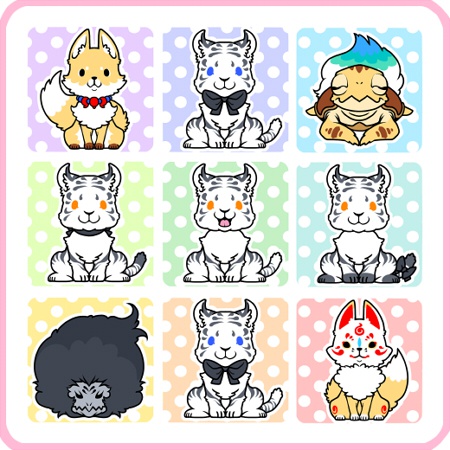 【刀剣乱舞】もふらぶミニタオル