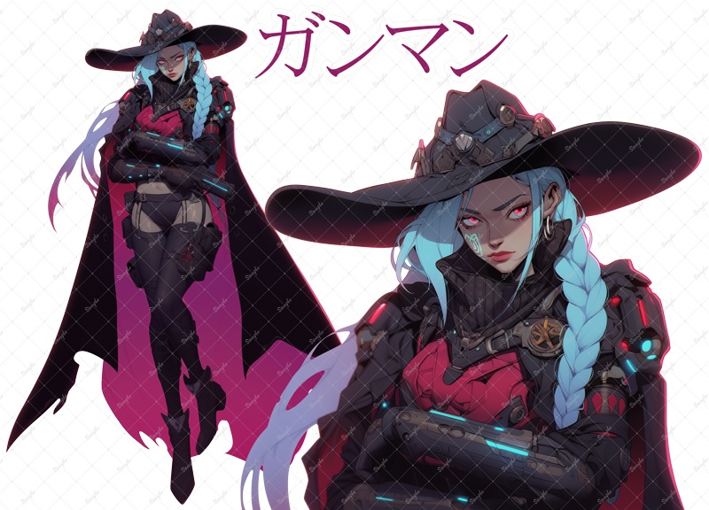 (無料版有)オリジナル武装キャラクター販売(全4種)