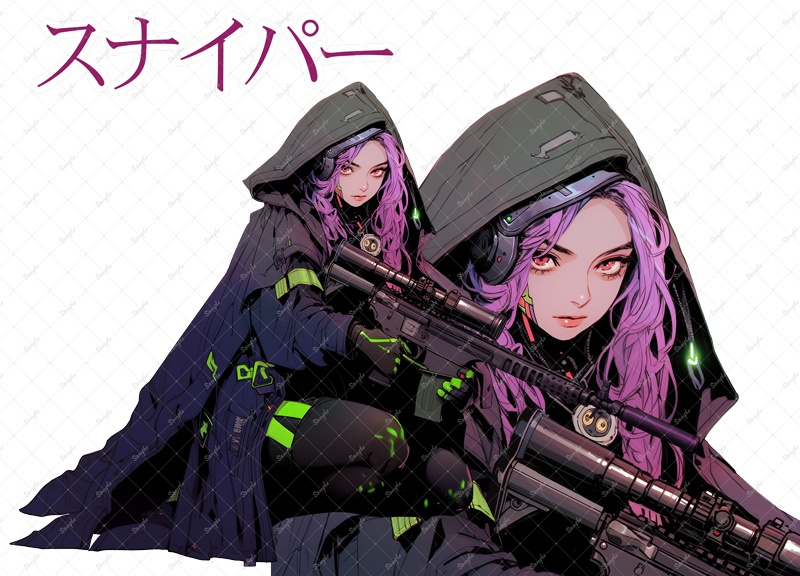 (無料版有)オリジナル武装キャラクター販売(全4種)