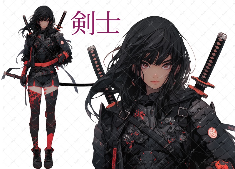 (無料版有)オリジナル武装キャラクター販売(全4種)