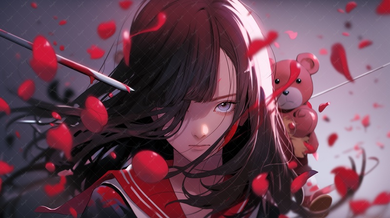 イラスト素材 歌ってみた1枚(全6枚入り)