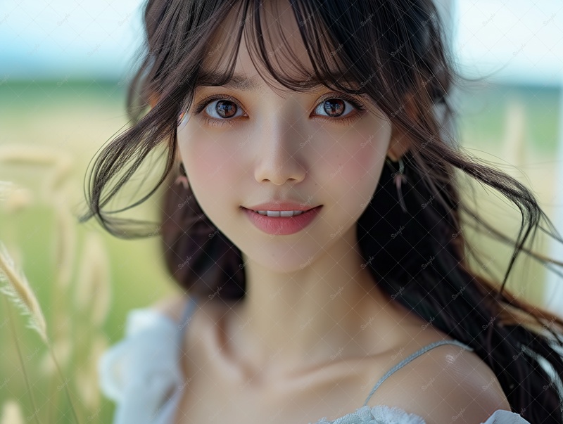 透明感のある実写人物素材(4枚入り)