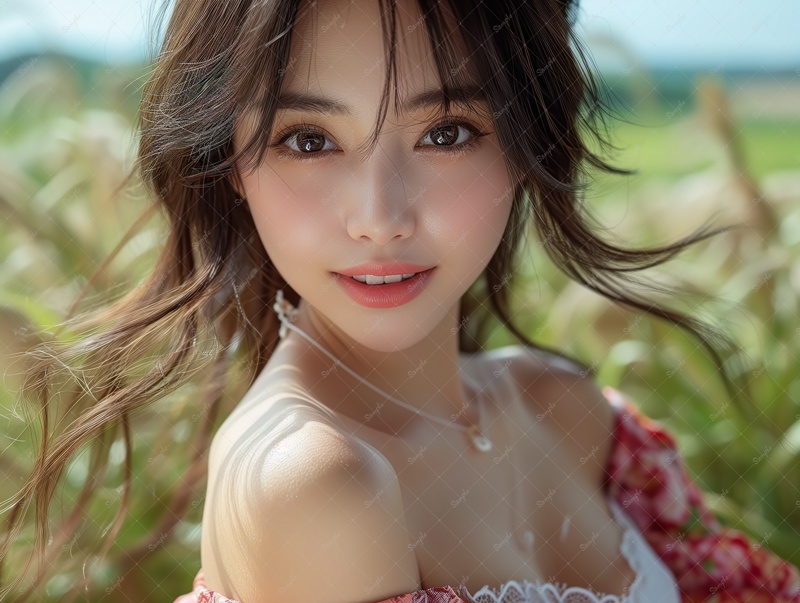 透明感のある実写人物素材(4枚入り)