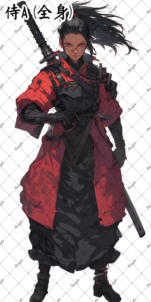 近未来風侍女性(2体セット)