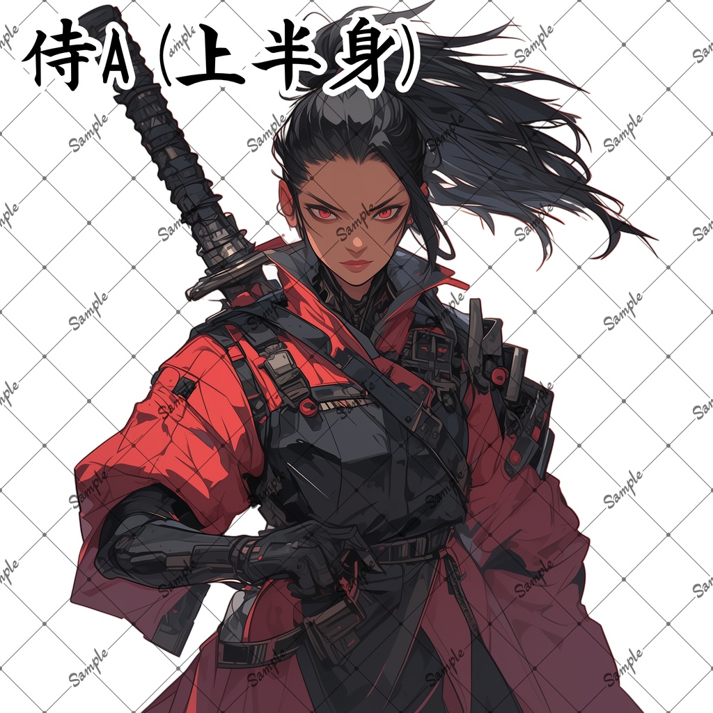 近未来風侍女性(2体セット)