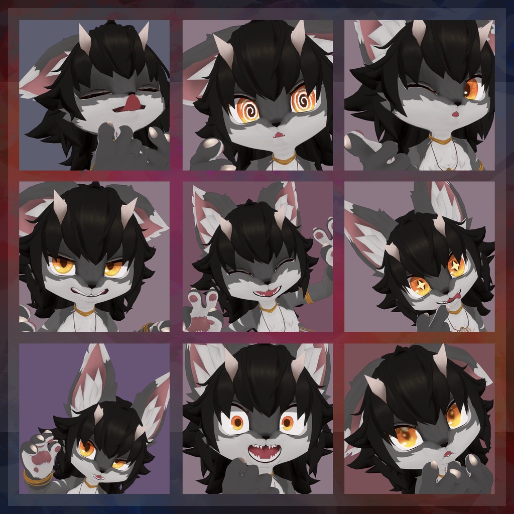 🐤 仔ヴォルファ ー KOVOL ー 🐤 オリジナル3Dモデル🐤 Quest対応