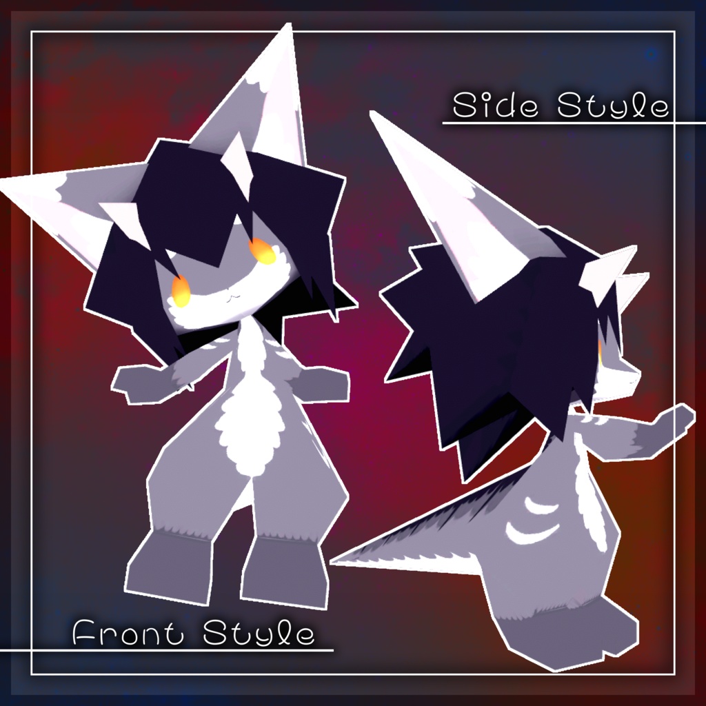 🐤 仔ヴォルファ 256 🐤 オリジナル3Dモデル🐤 Quest対応