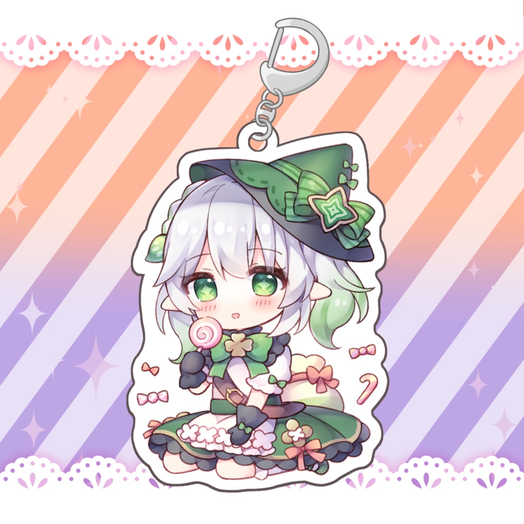 ハロウィン🎃魔女ナヒーダアクキー