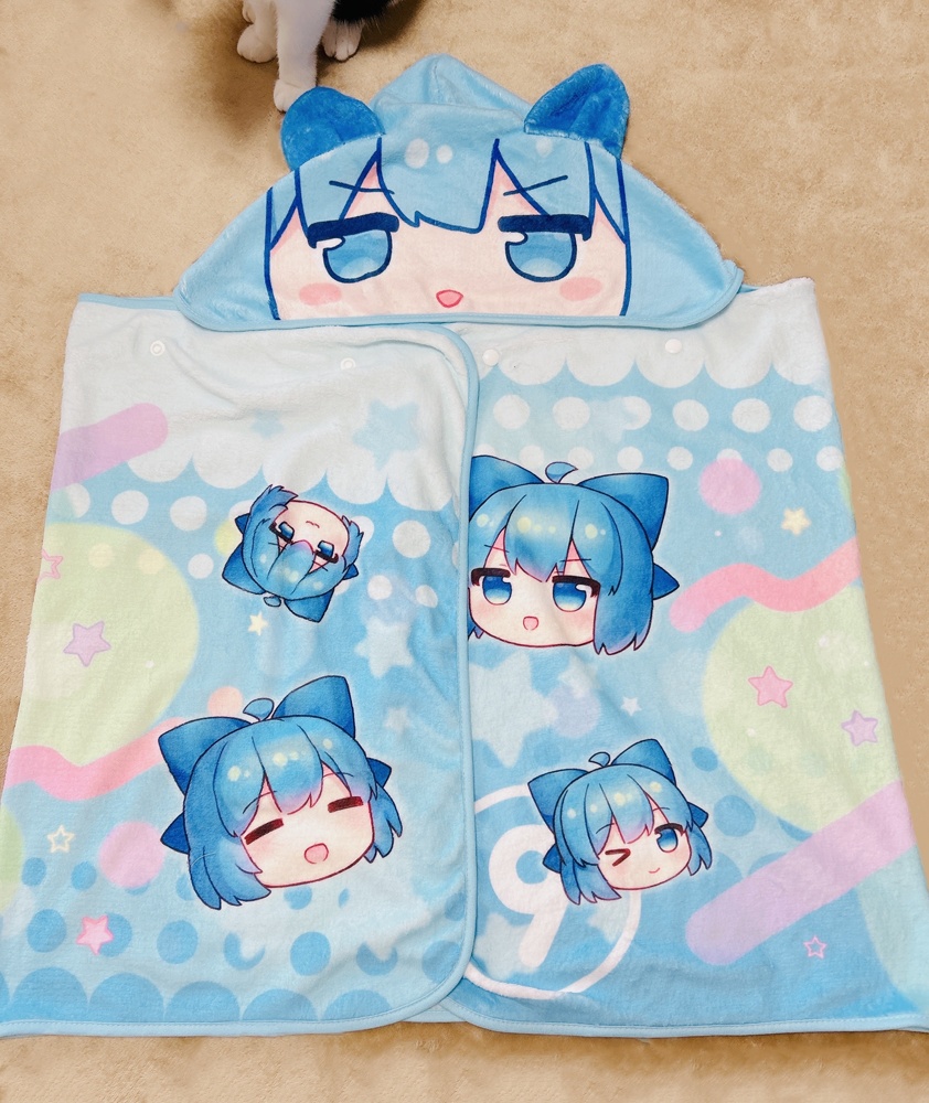 チルノフードタオル
