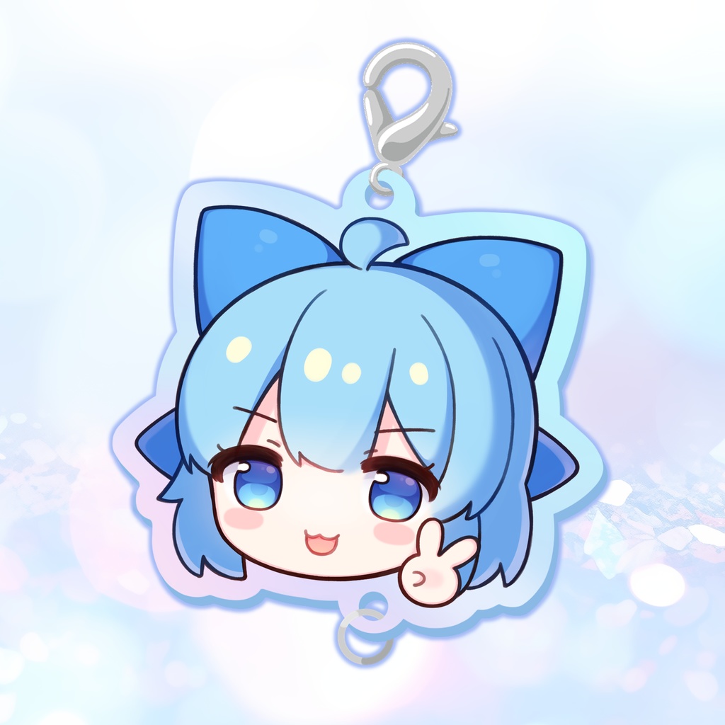 チルノのミニオーロラアクキー