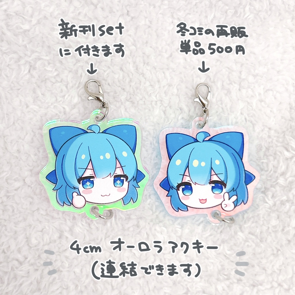 チルノのミニオーロラアクキー