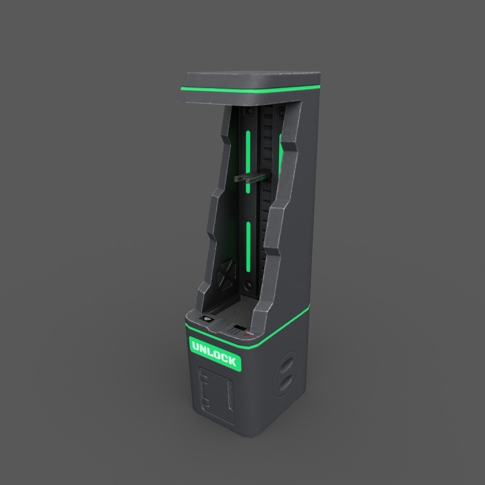 VRChat想定 SF系武器棚