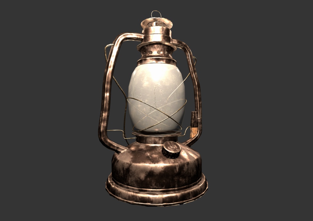 古いランプ　old lamp