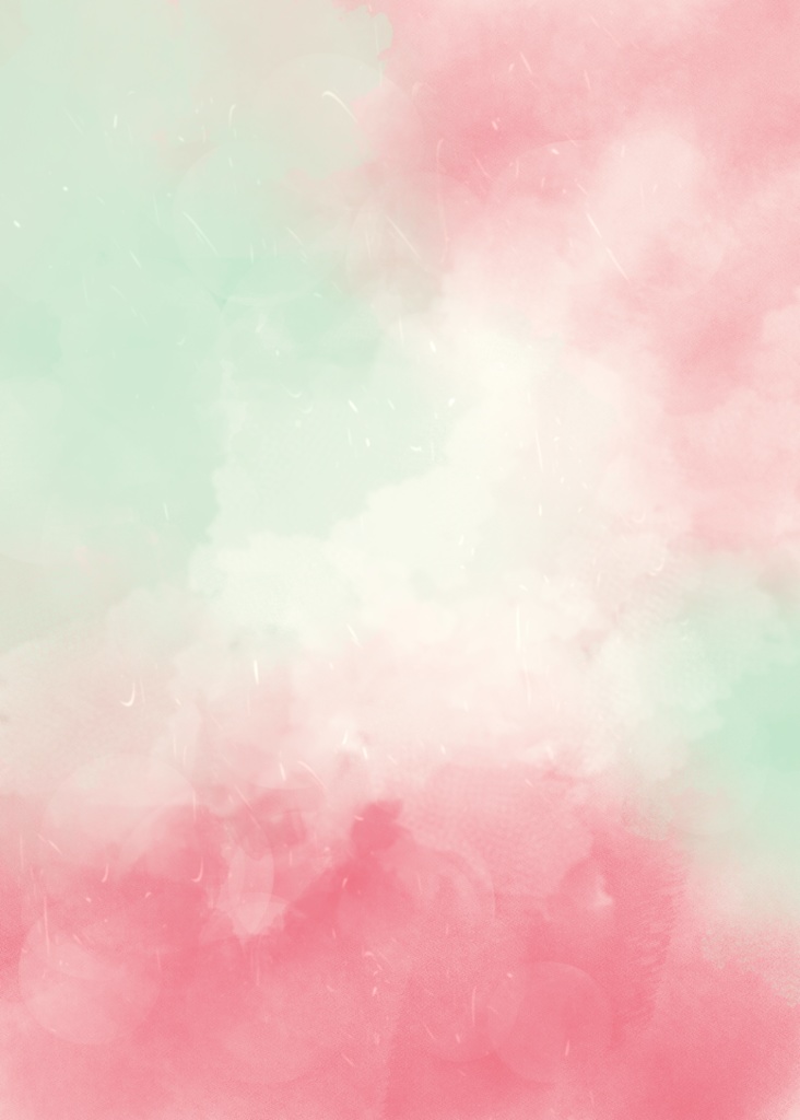 水彩風の淡い背景素材セット