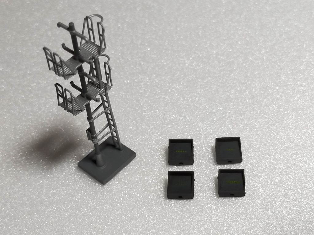 進路表示式入換標識 未塗装キット(Nゲージ用)